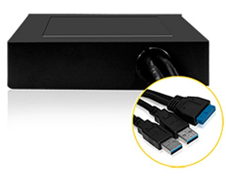 ICY BOX IB-866 5000 Mbit/s Black – image 3