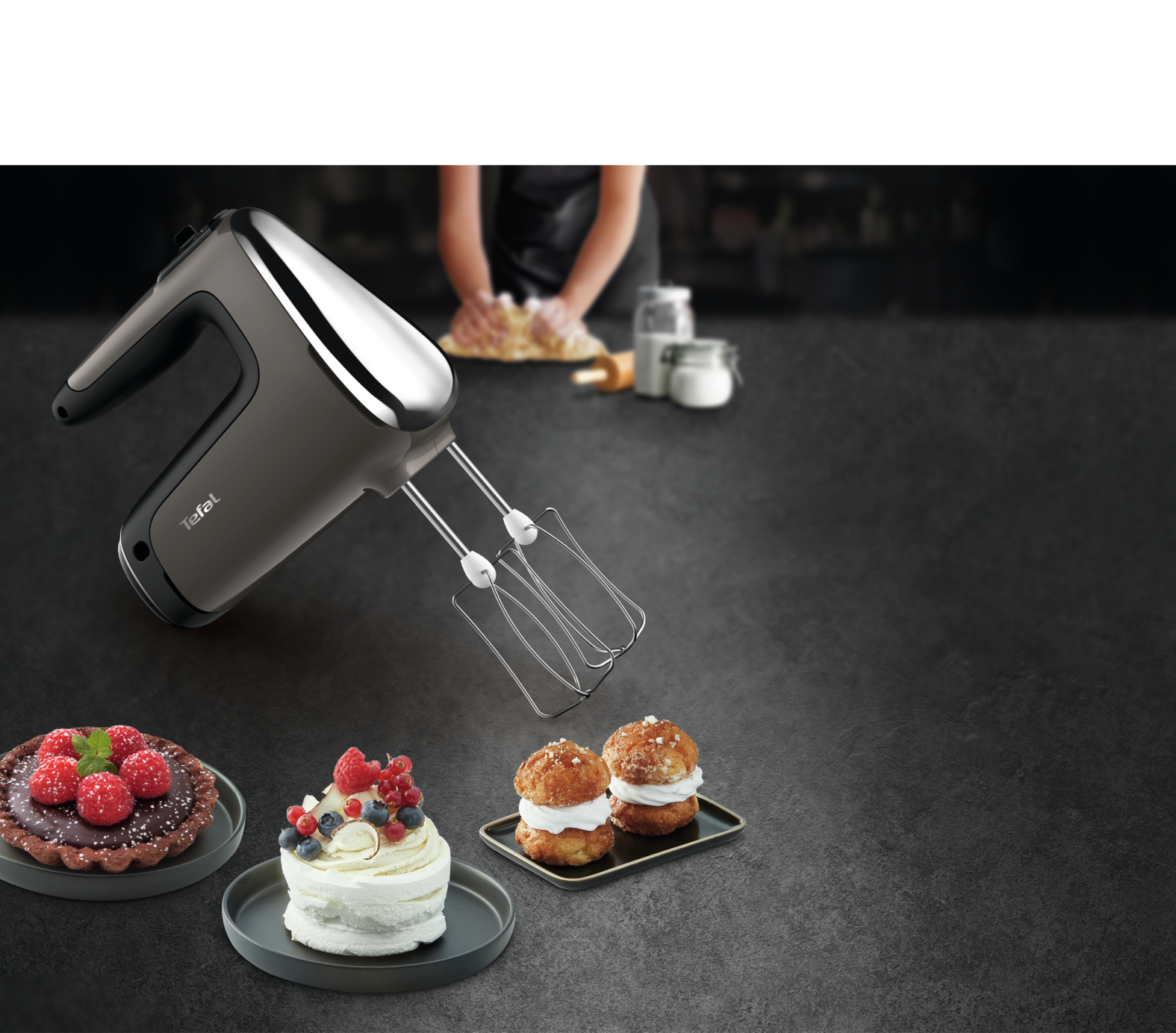 Tefal Powermix Silence HT650E Hand mixer – image 2