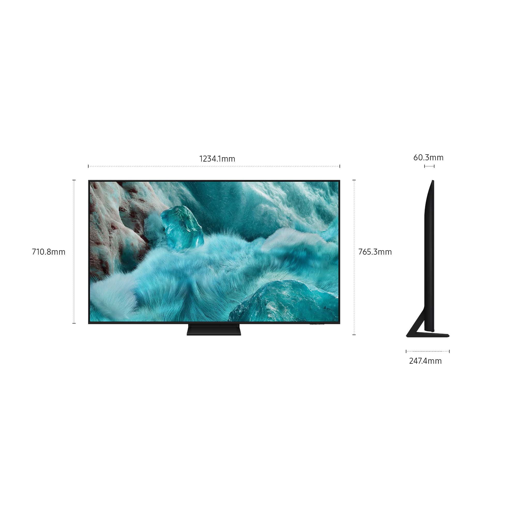 Smart TV samsung QE55Q7F5AU 55 pouces 4K QLEDLCD — photo 4