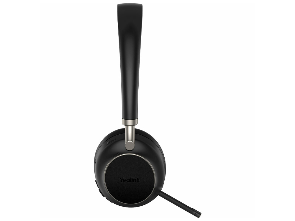 Yealink TEAMS-BH76-CH-BL headphones/headset Wireless Head-band Calls/Music USB Type-A Bluetooth Charging stand Black – image 2