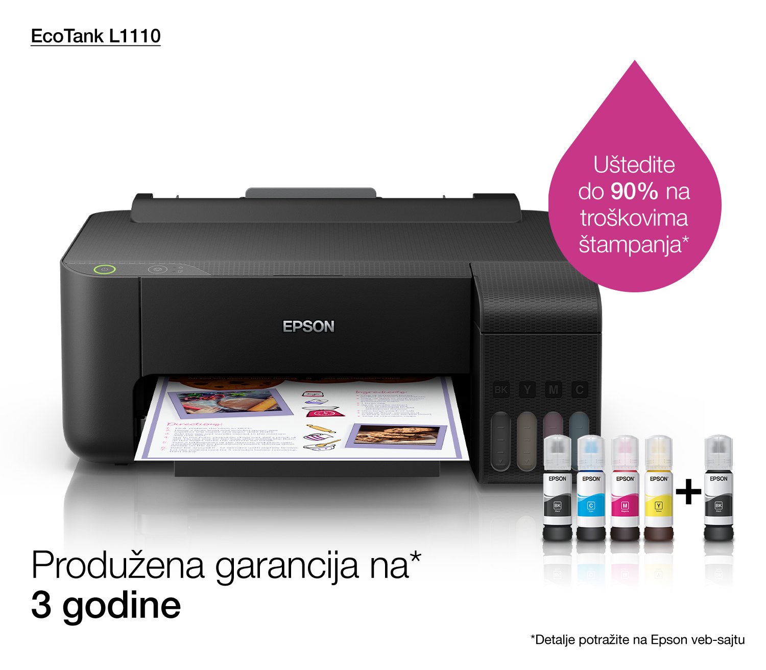 Epson EcoTank L1110 inkjet printer Colour – image 2