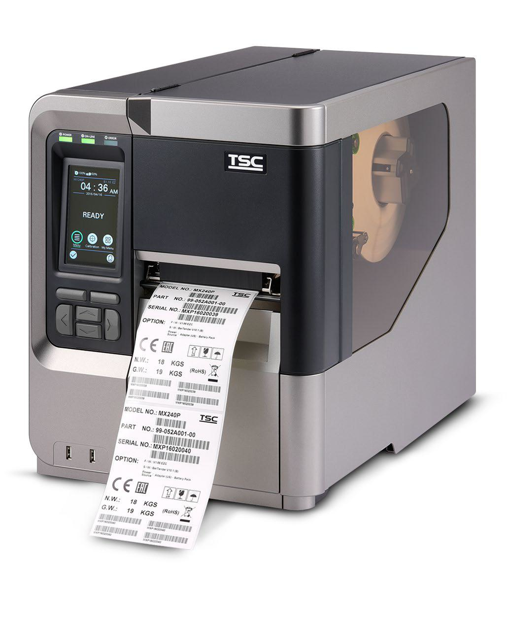 TSC MX240P 600 x 600 DPI Wired & Wireless Direct thermal / Thermal transfer POS printer