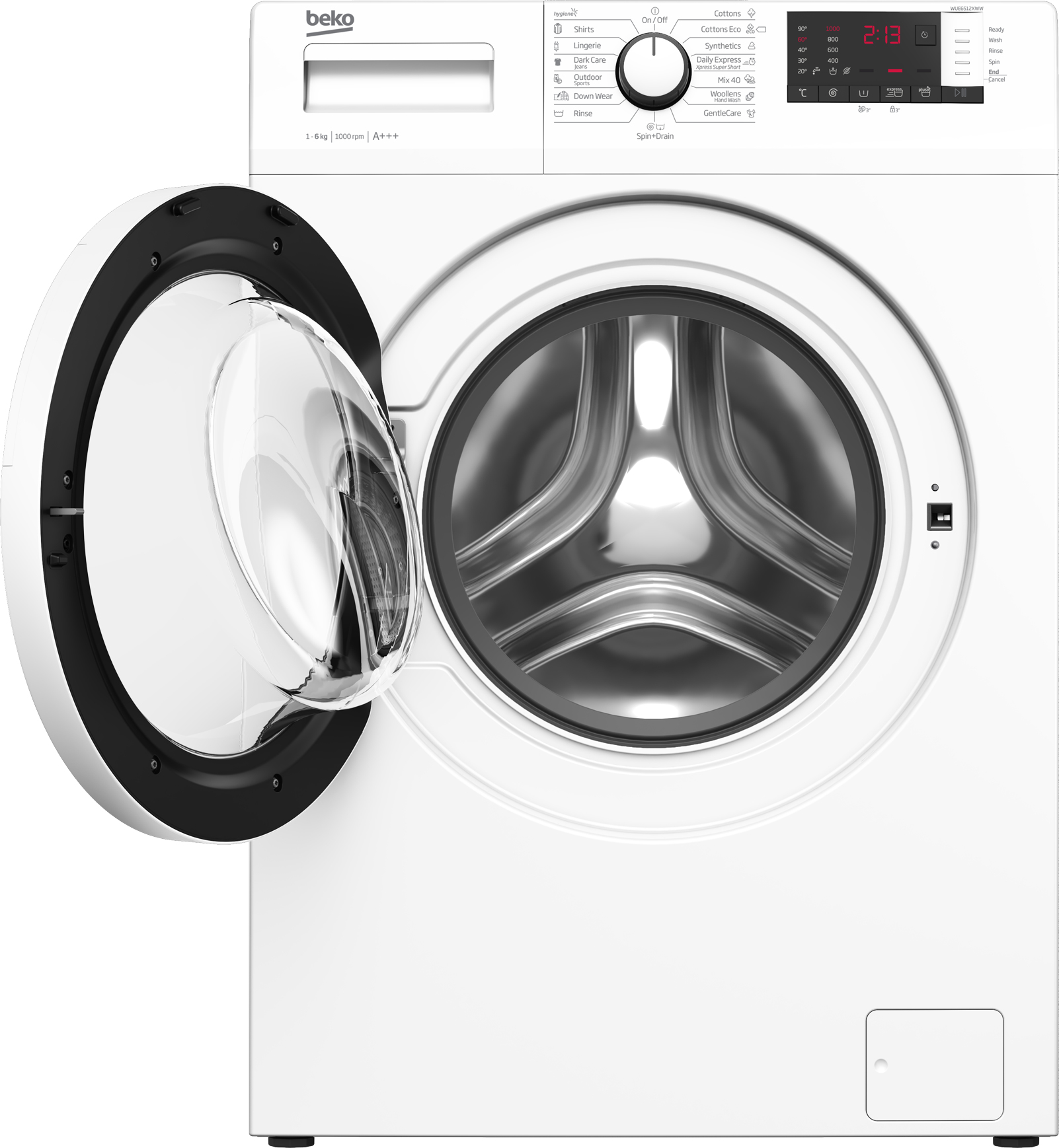 Beko WUE6512XWW washing machine Front-load – image 3