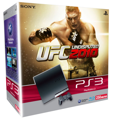 Sony Interactive Entertainment PlayStation 3 Slim 250 GB + UFC Undisputed 2010 – image 1