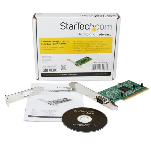StarTech.com 1 Port PCI RS232 Serial Adapter Card w/ 16950 UART - Dual Voltage – image 5