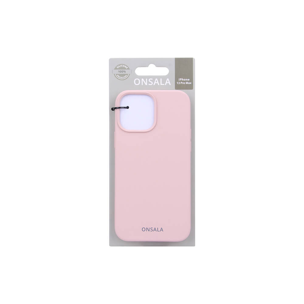 Onsala Phone Case Silicone Sand Pink - iPhone 13 Pro Max – image 2