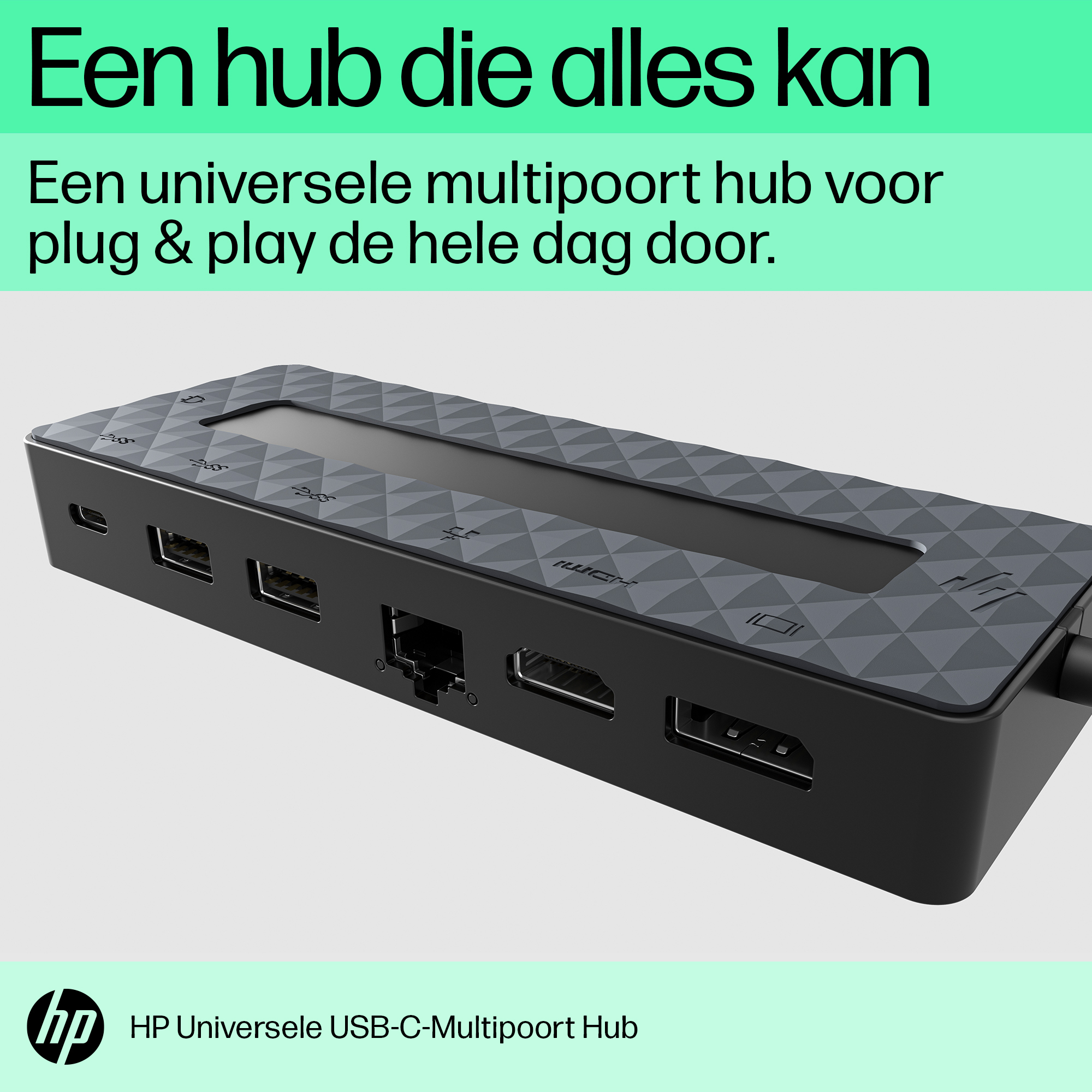 HP Universal USB-C Multiport Hub. Connectivity technology: Docking, Host interface: USB 3.2 Gen 2 (3.1 Gen 2) Type-C. Prod