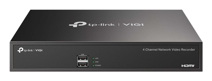 NVR TP-Link VIGI NVR1004H - 4 Canales - Hasta 10TB - HDMI - VGA - VIGI NVR1004H