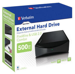 Verbatim 3.5'' External Hard Drive USB & FireWire Combo 500GB – image 2