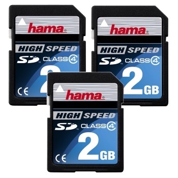 Hama Triple Pack SD 2GB – image 1