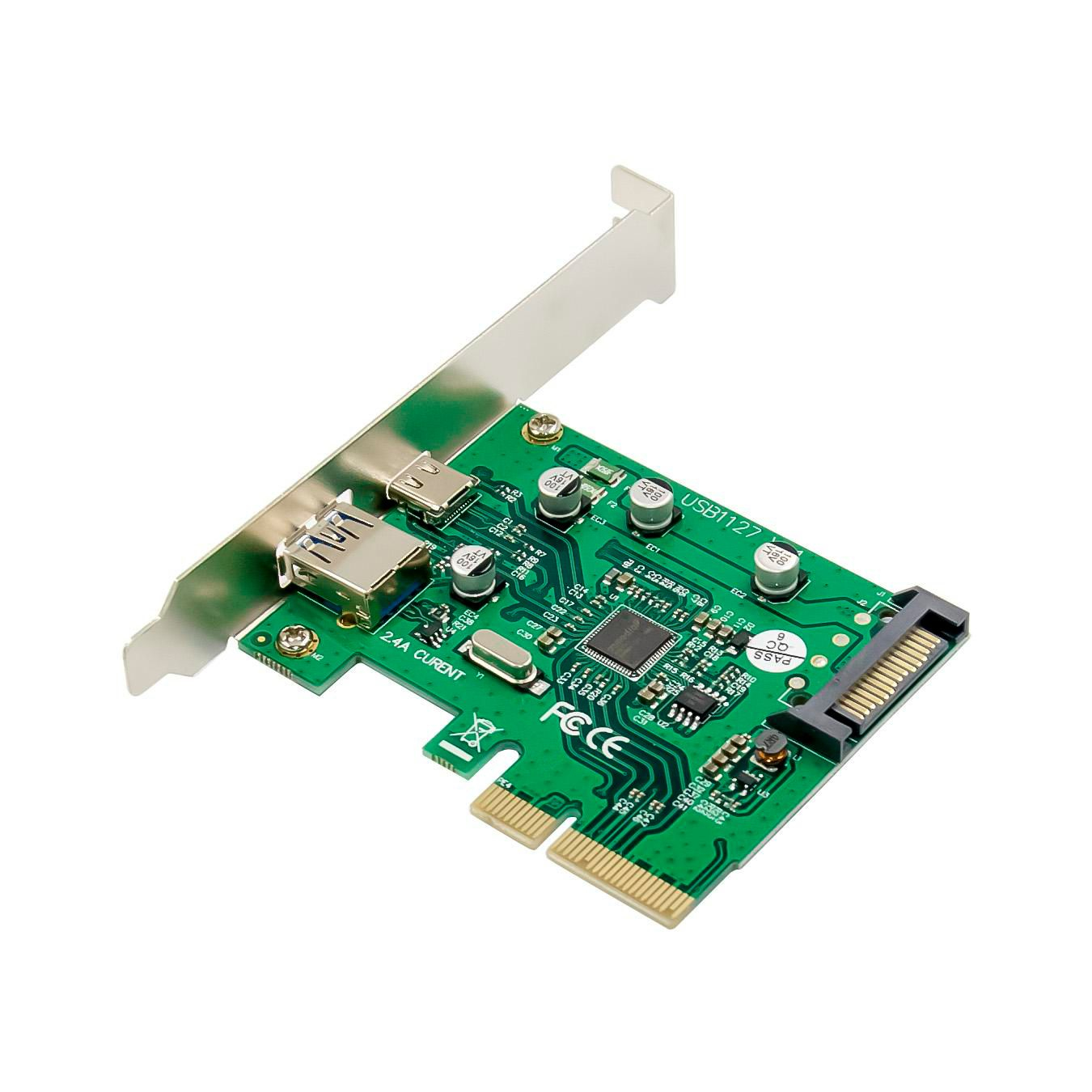 Microconnect MC-PCIE-ASM1142-CA interface cards/adapter Internal USB 3.2 Gen 1 (3.1 Gen 1) – image 3