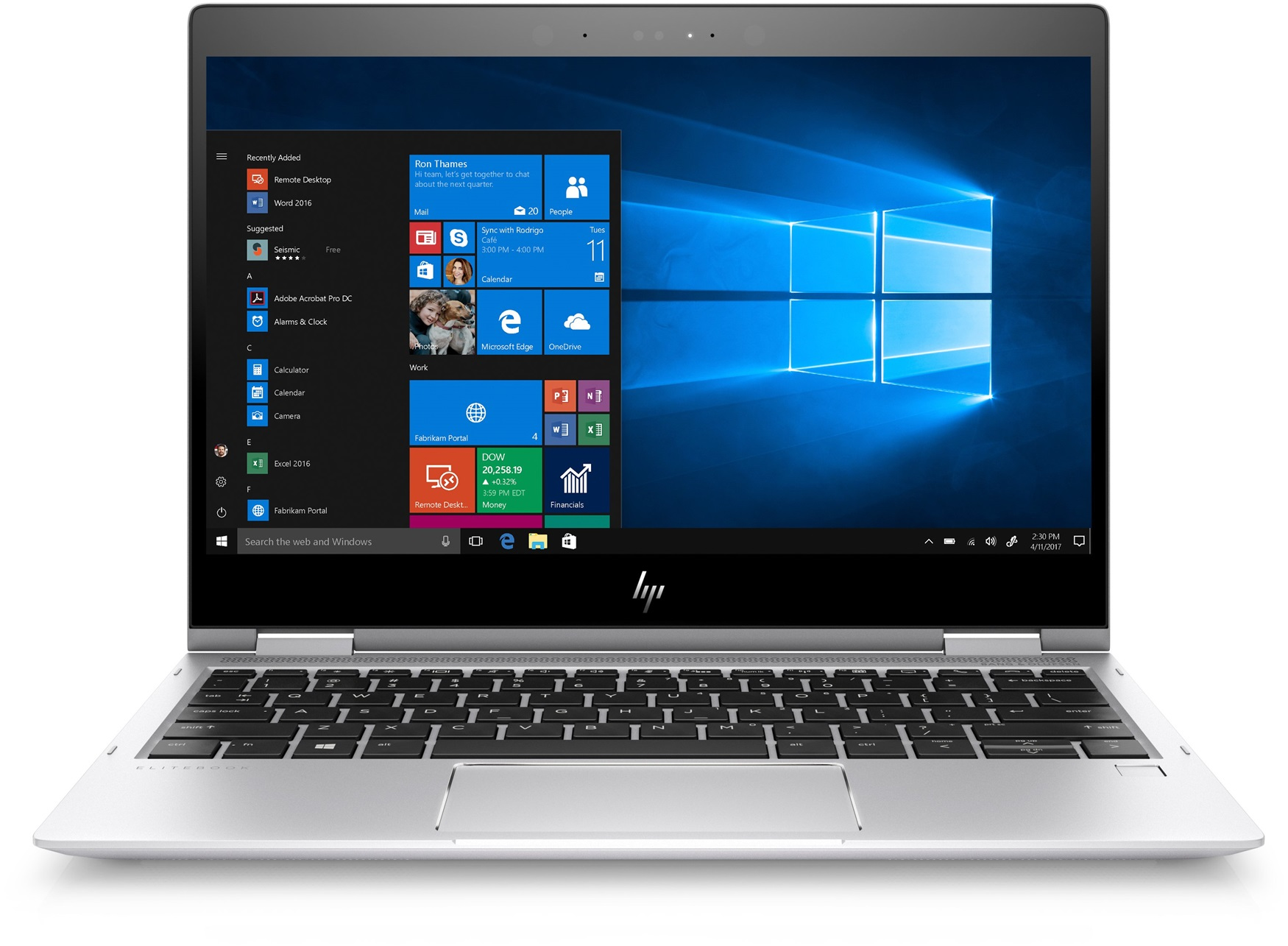HP 1020 G2 + EliteDisplay S14 – image 1