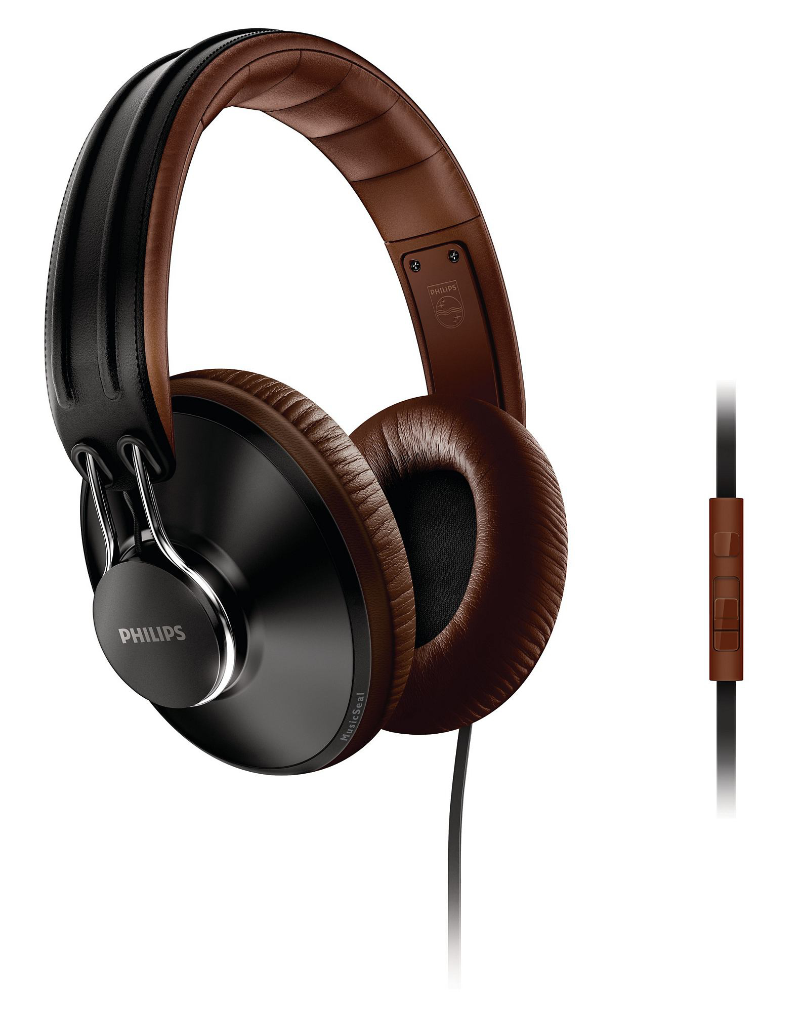 Philips SHL5905BK/98 headphones/headset Wired Head-band Black, Brown – image 7