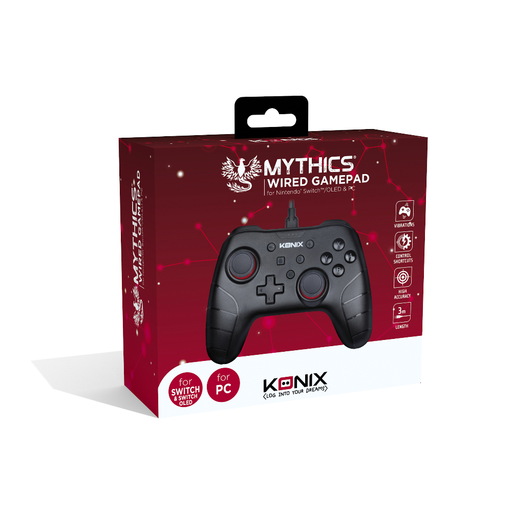 Konix 61881123879 Gaming Controller Black USB Gamepad Nintendo Switch – image 6