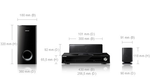 Samsung HT-Z310 5.1 Home Cinema System – image 2