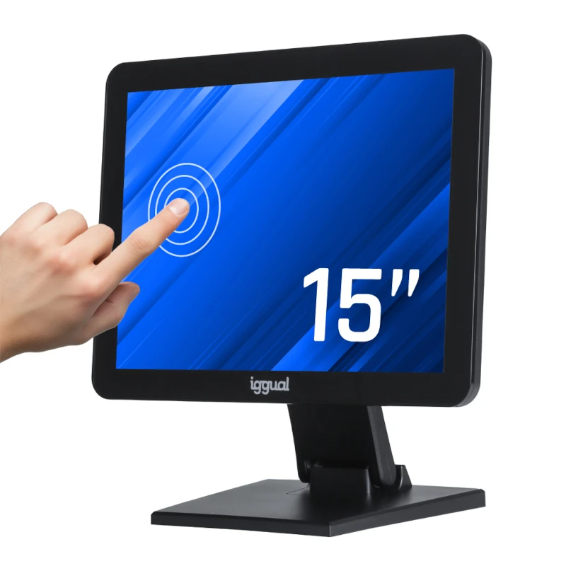 iggual MTL15X monitor POS 381 cm (15") 1024 x 768 Pixel XGA LCD Touch screen