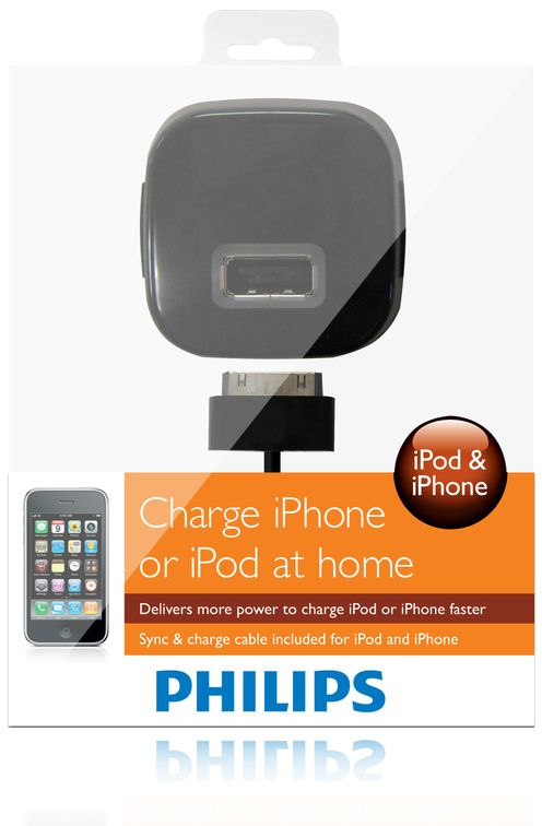 Philips DLM2235/17 mobile device charger MP3, MP4, Smartphone Black AC Indoor – image 2