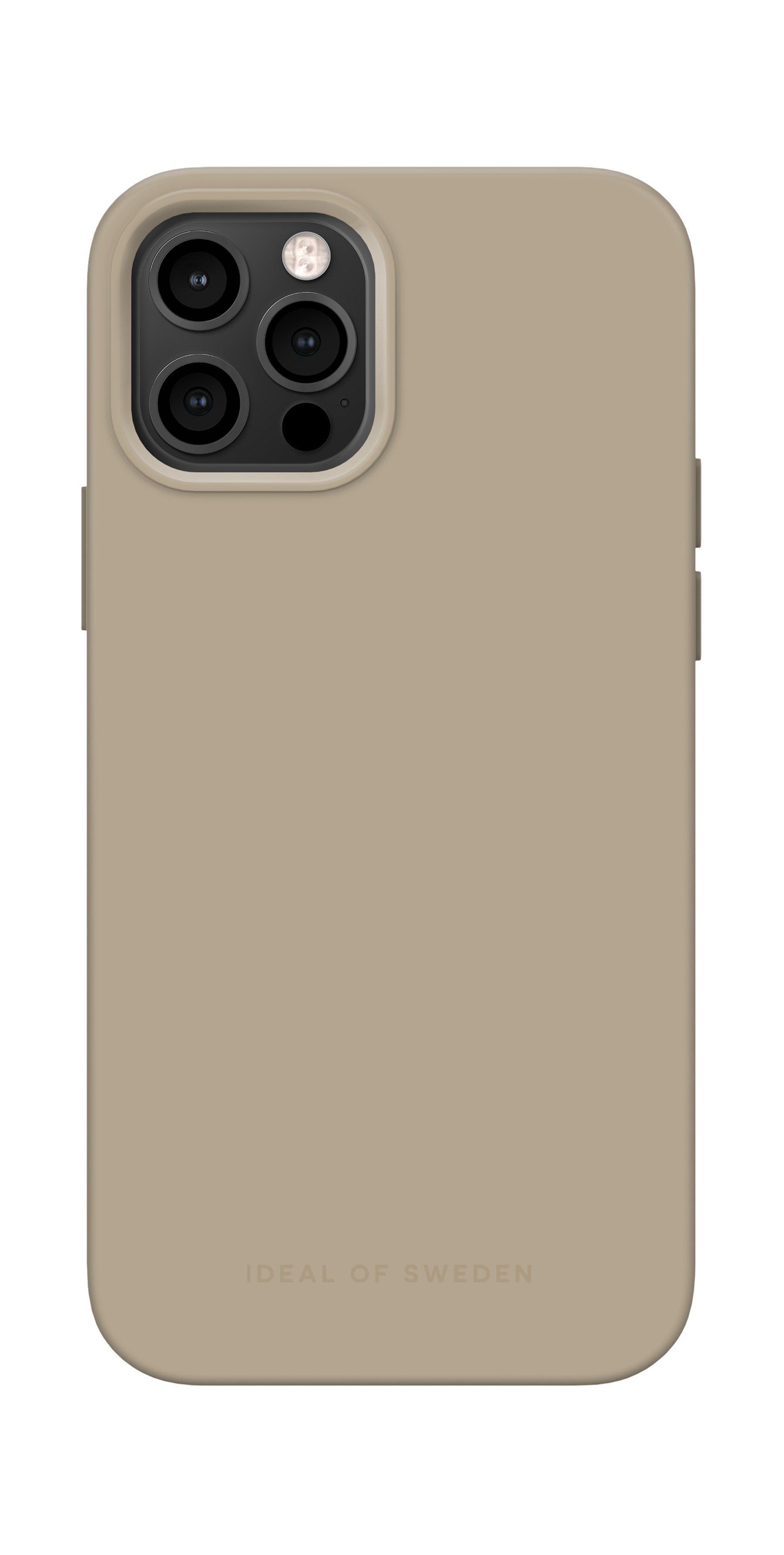 iDeal of Sweden Silicone Case iPhone 12 / 12 Pro Beige