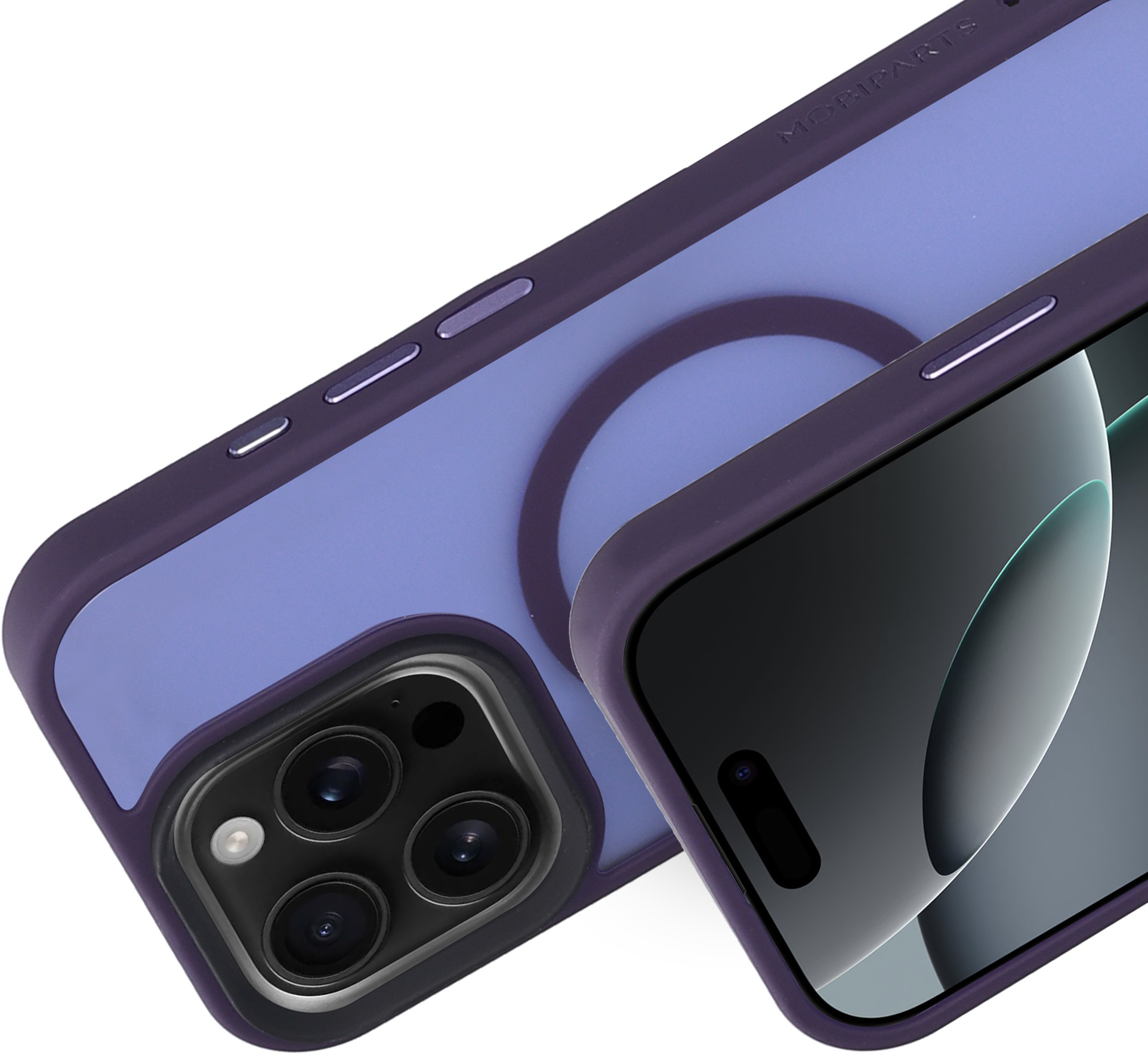 Mobiparts Hardcover Apple iPhone 16 Pro Satin Purple (Magsafe Compatible) – image 2