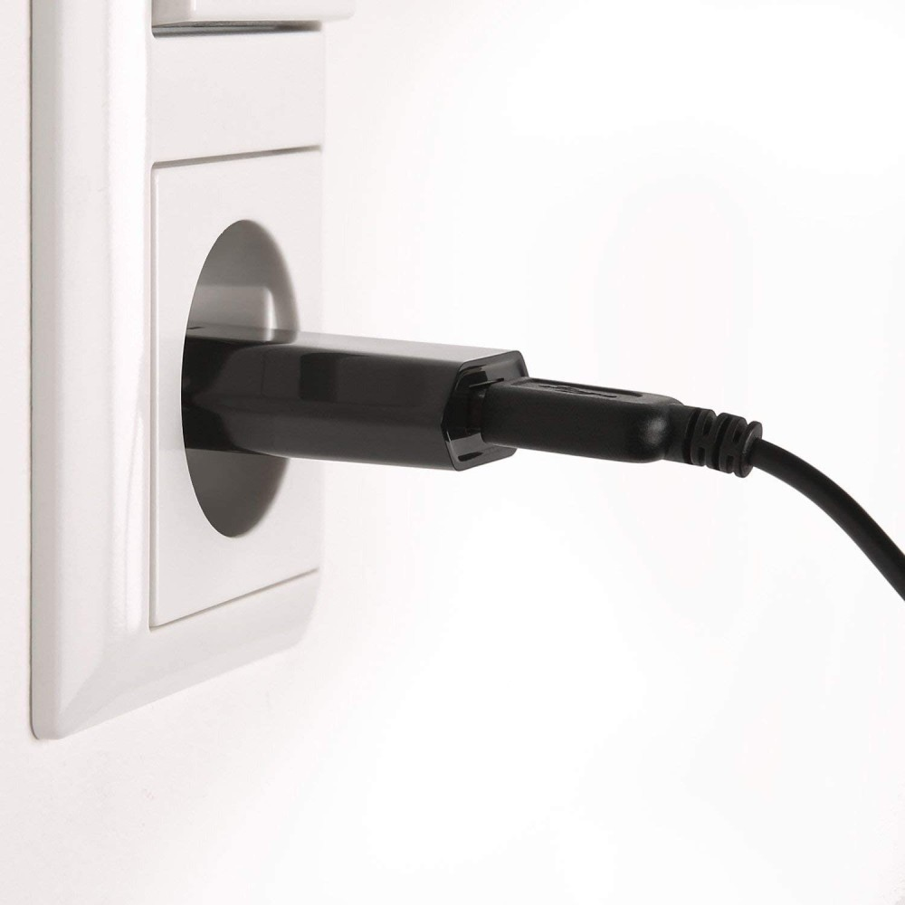 Techly Compact Charger USB 1A European Plug Black – image 7