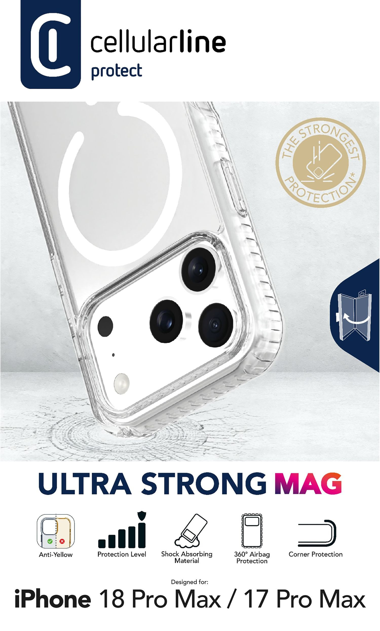 Cellularline ULTRA STRONG MAG - IPHONE 17 PRO MAX / 18 PRO MAX – image 8