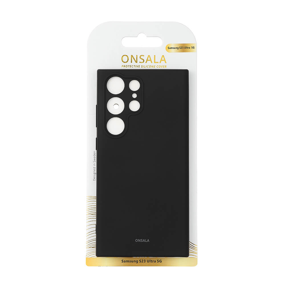Onsala Phone Case Silicone Black - Samsung S23 Ultra – image 2