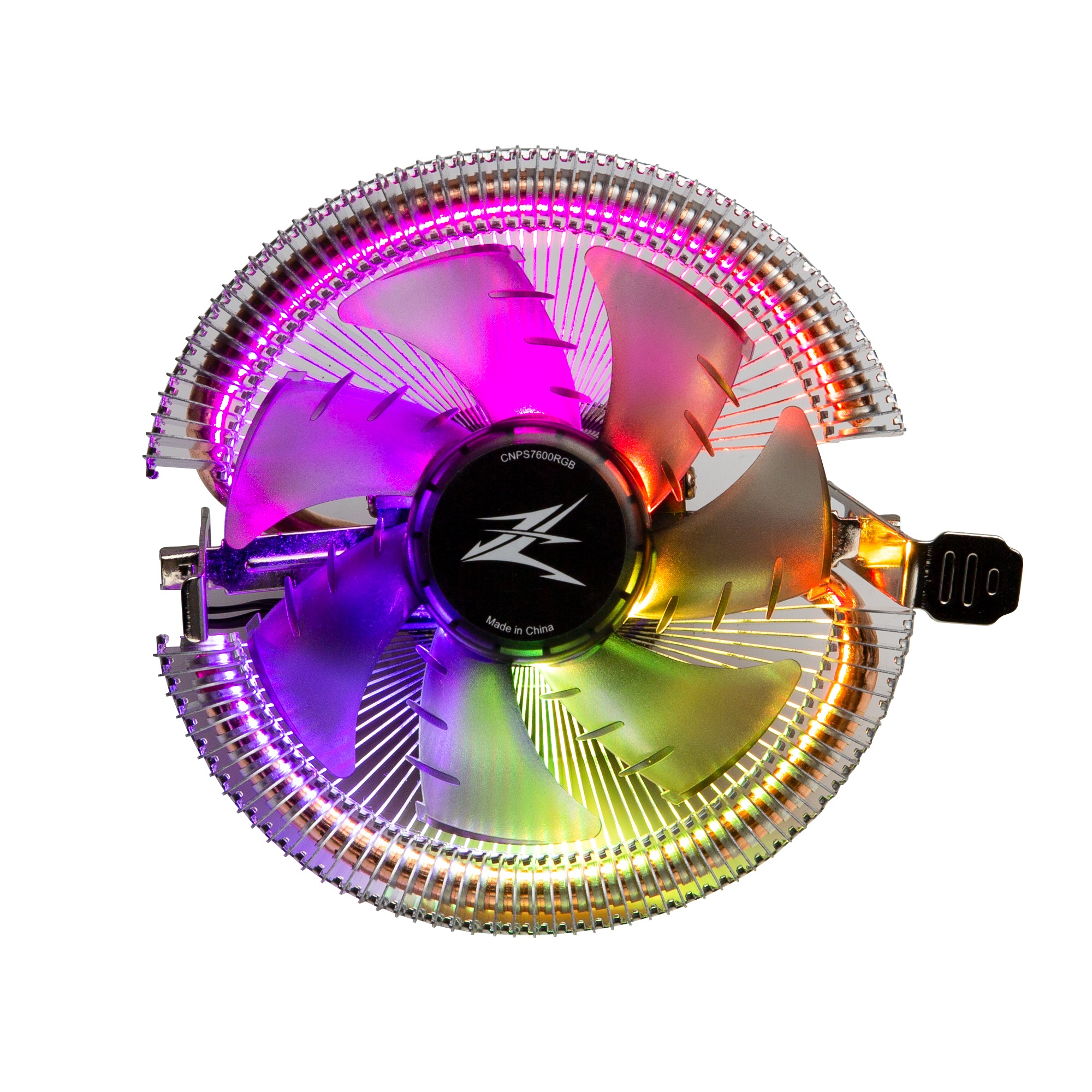Zalman CNPS7600 RGB Low profile Flower Heat Sink CPU Cooler TDP 95W 92mm FAN pwm – image 1