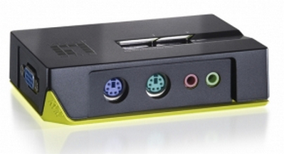 LevelOne KVM-0211 KVM switch Black