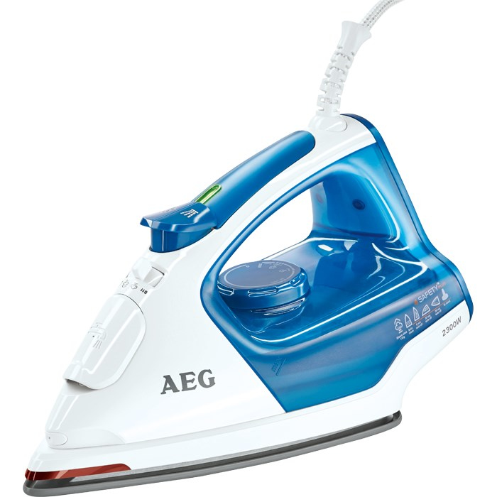 AEG DB5220 Dry & Steam iron Ceramic soleplate Blue, White