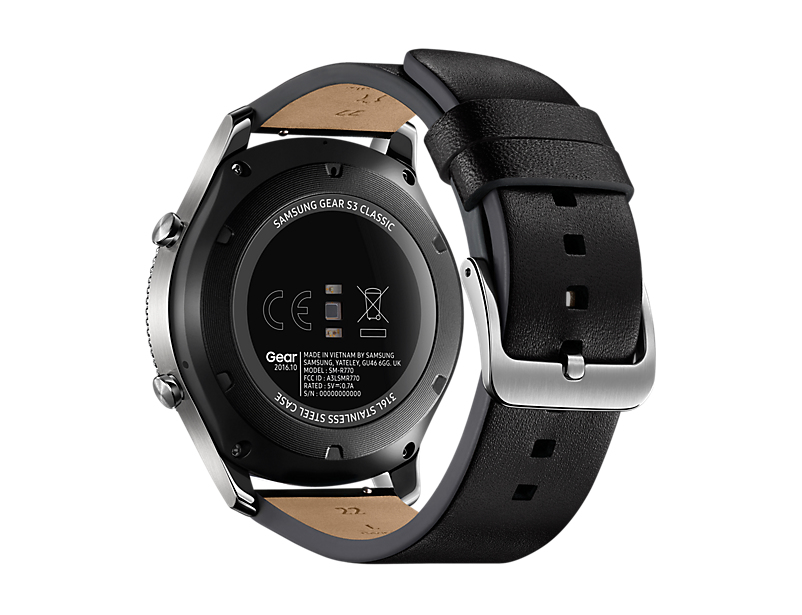 Samsung SM-R770 3.3 cm (1.3") OLED 46 mm Digital 360 x 360 pixels Touchscreen Silver Wi-Fi GPS (satellite) – image 2