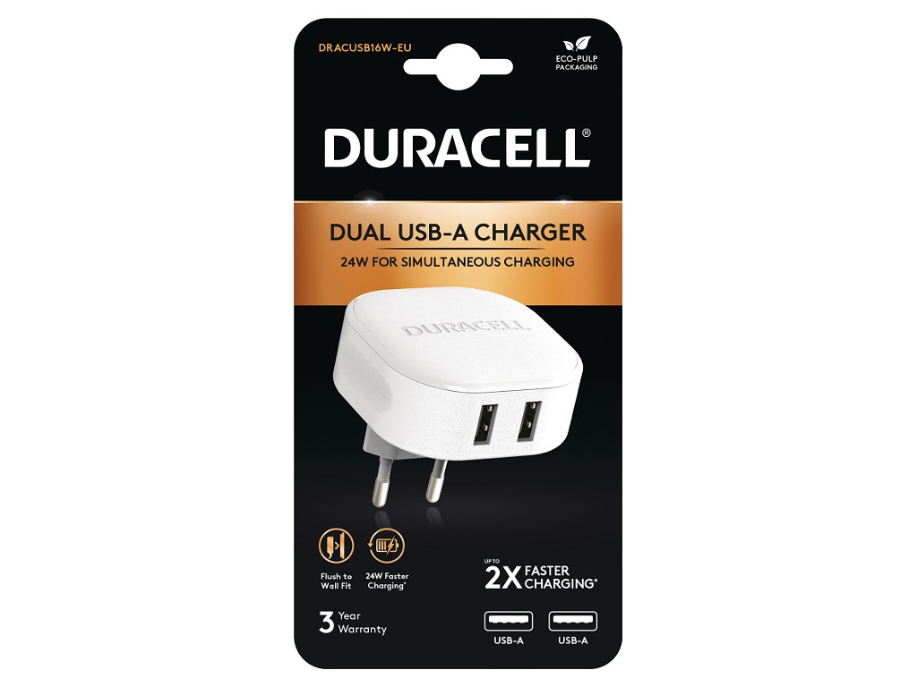 Duracell DRACUSB16W-EU mobile device charger White – image 2