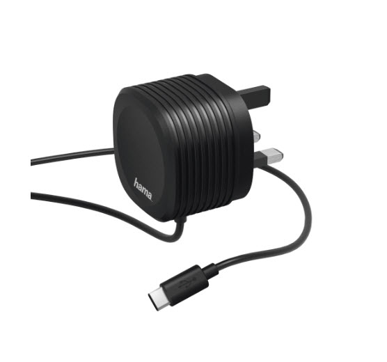 Hama 73183213 mobile device charger Smartphone, Tablet Black AC Indoor