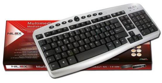 Nilox 10NXKB3526002 keyboard USB + PS/2 – image 3