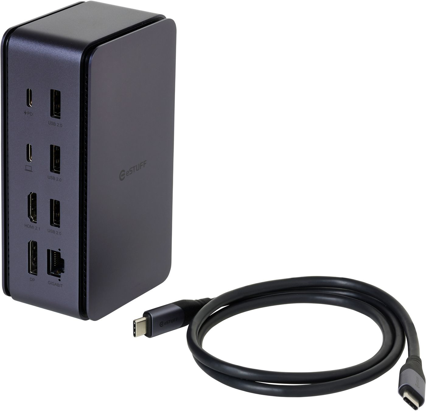 eSTUFF USB4 Pro Dual Dock (no power supply included) – image 7