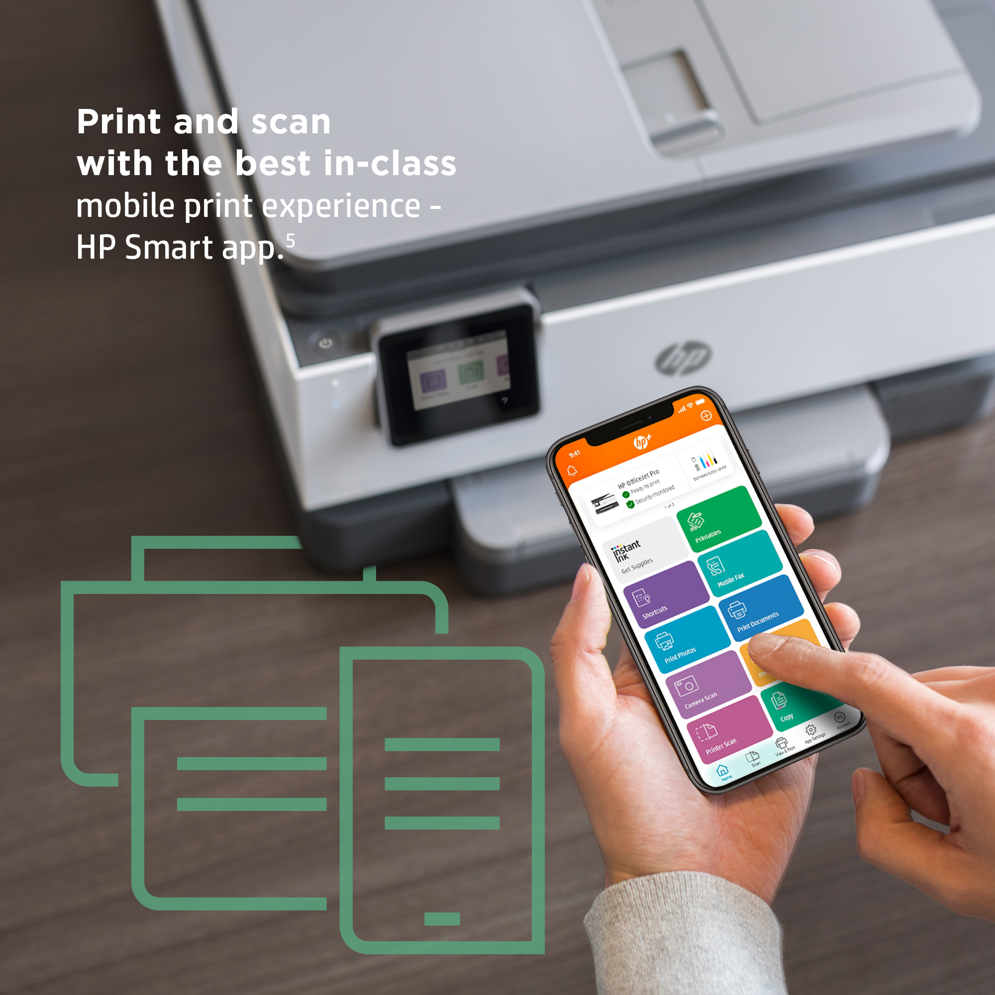 HP OfficeJet Pro 9012e All-in-One Prntr – image 7