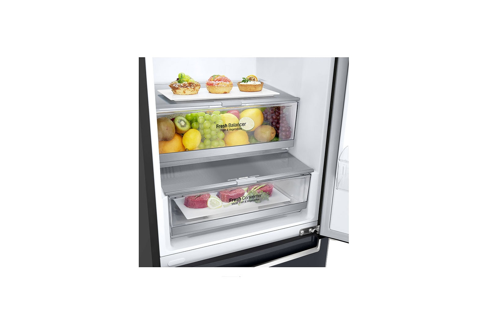 LG GBB72MCDMN fridge-freezer Freestanding – image 3