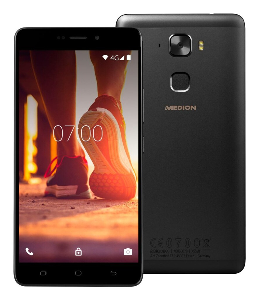 MEDION LIFE X5520 14 cm (5.5") Dual SIM Android 6.0 4G Micro-USB 4 GB 64 GB 3000 mAh Black – image 2