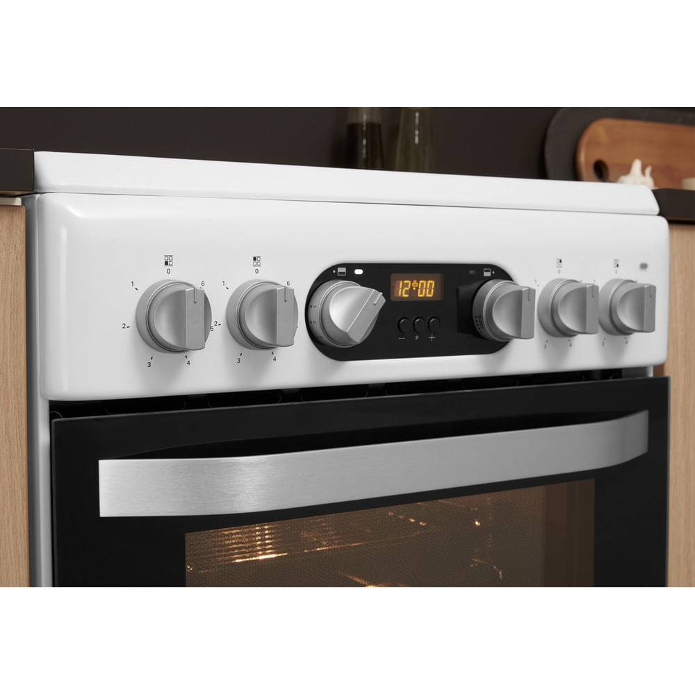 Hotpoint HD5V93CCW Freestanding cooker Electric Ceramic hob White – image 9