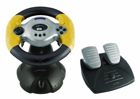 NGS Coupe Steering wheel + Pedals PC, Playstation 2, Playstation 3