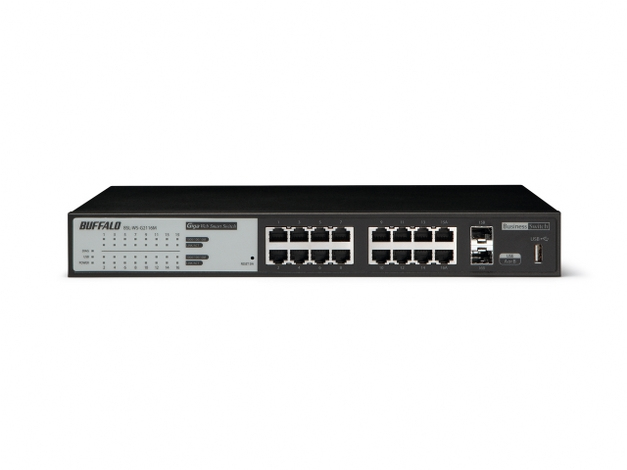 Buffalo BSL-WS-G2116M-EU network switch Managed L2 Gigabit Ethernet (10/100/1000) Black – image 2
