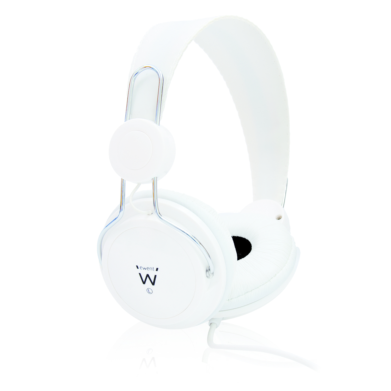 Ewent EW3578 headphones/headset Wired Head-band Music White – image 1