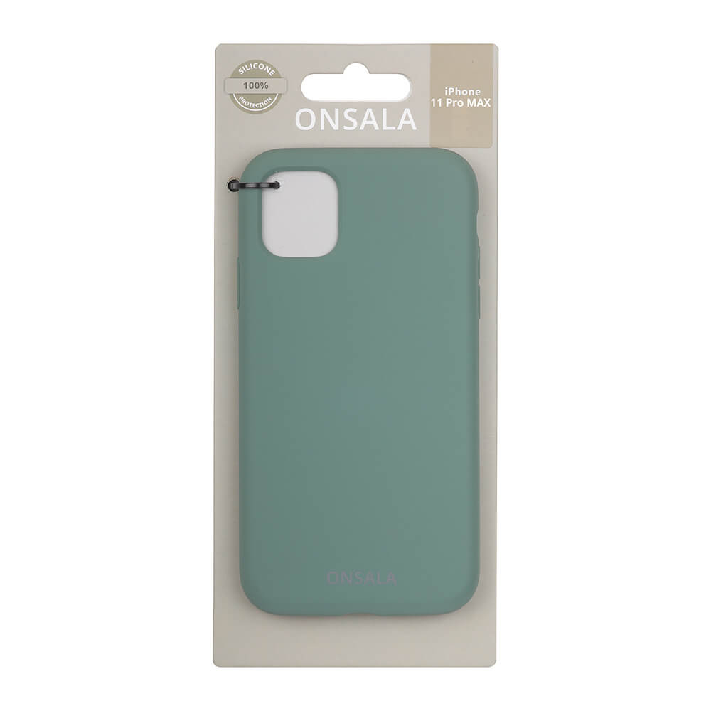 Onsala Phone Case Silicone Pine Green - iPhone 11 Pro Max – image 2