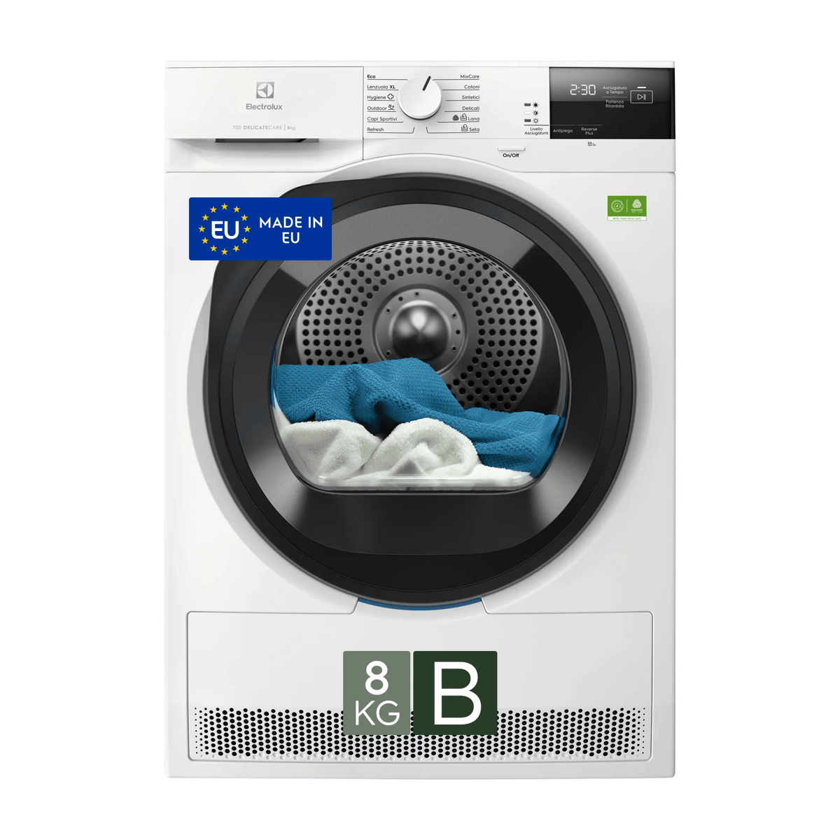 Electrolux EW7H28B tumble dryer Freestanding Front-load