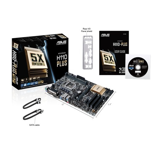 ASUS H110-PLUS motherboard Intel® H110 LGA 1151 (Socket H4) ATX – image 5