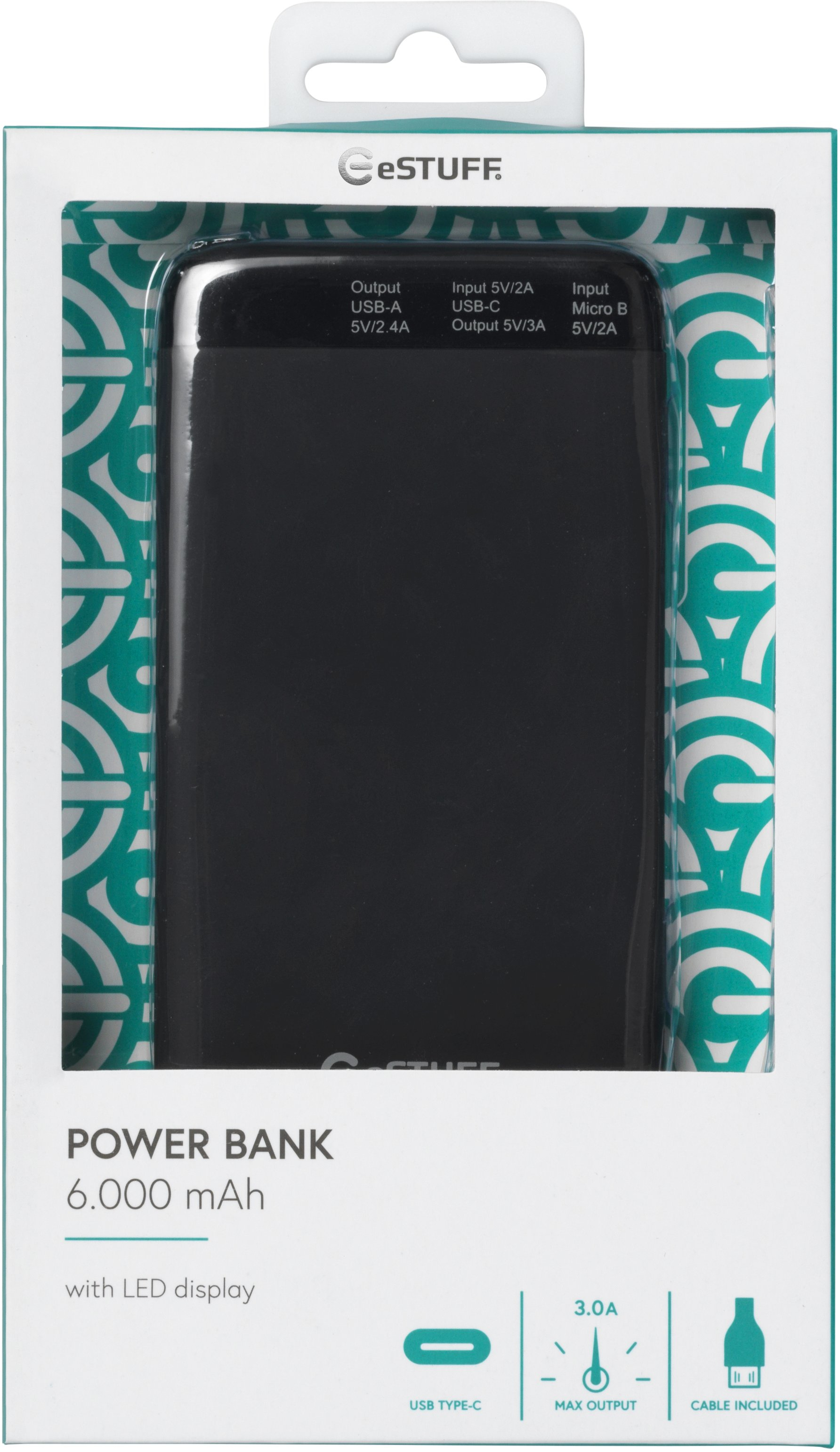 eSTUFF Powerbank 6.000 mAh USB-C – image 3