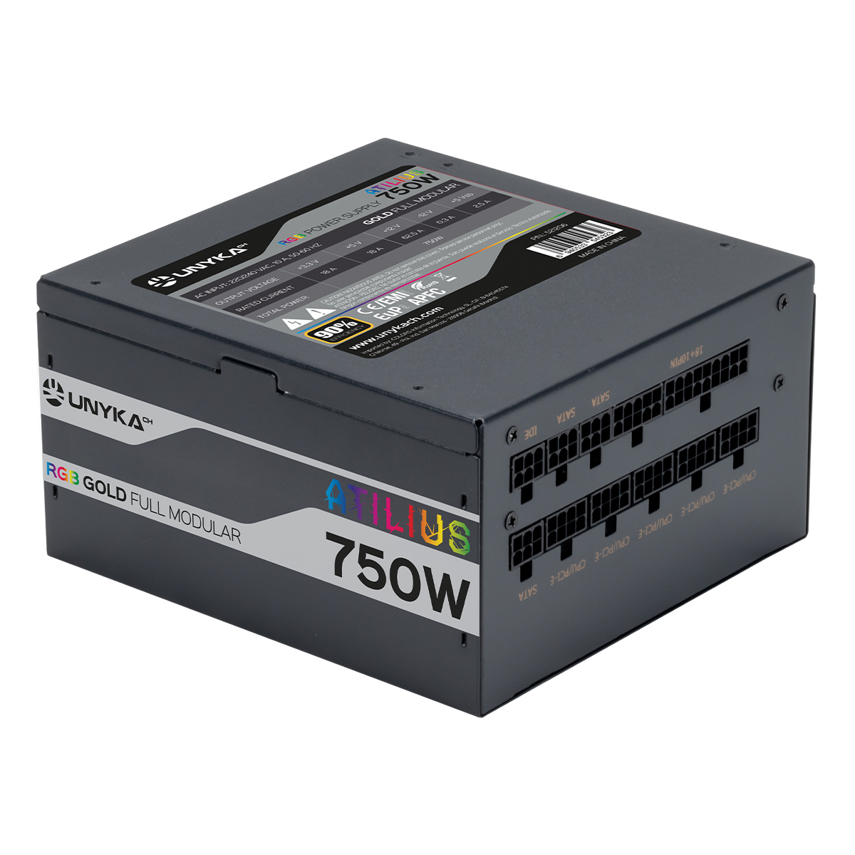 UNYKAch ATX Atilus RGB Black 750W – image 2
