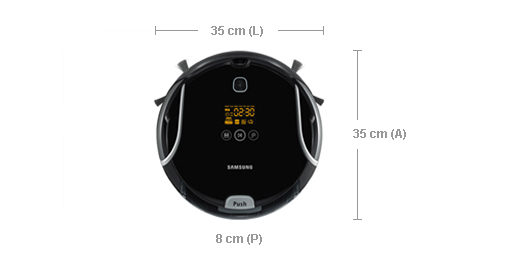 Samsung VCR8980L3K robot vacuum Black – image 8