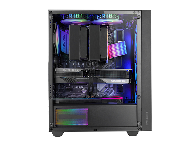 Mars Gaming MC-AIR computer case Midi Tower Black image 2