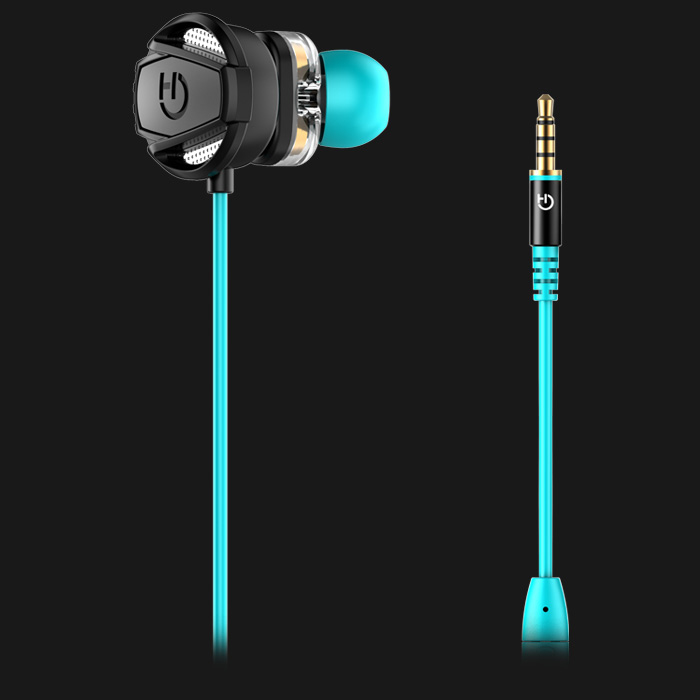 Hiditec Taiko Headset Wired In-ear Gaming Black, Turquoise – image 8
