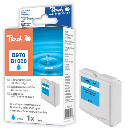Peach PI500-117 ink cartridge 1 pc(s) High (XL) Yield Cyan